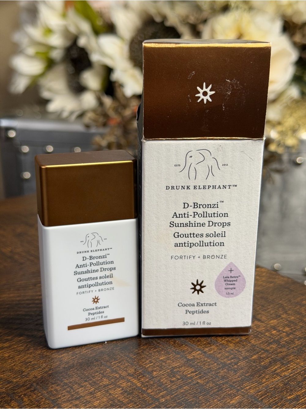 Drunk Elephant D-Bronzi Anti-Pollution Sunshine Drops –NWB 30ml